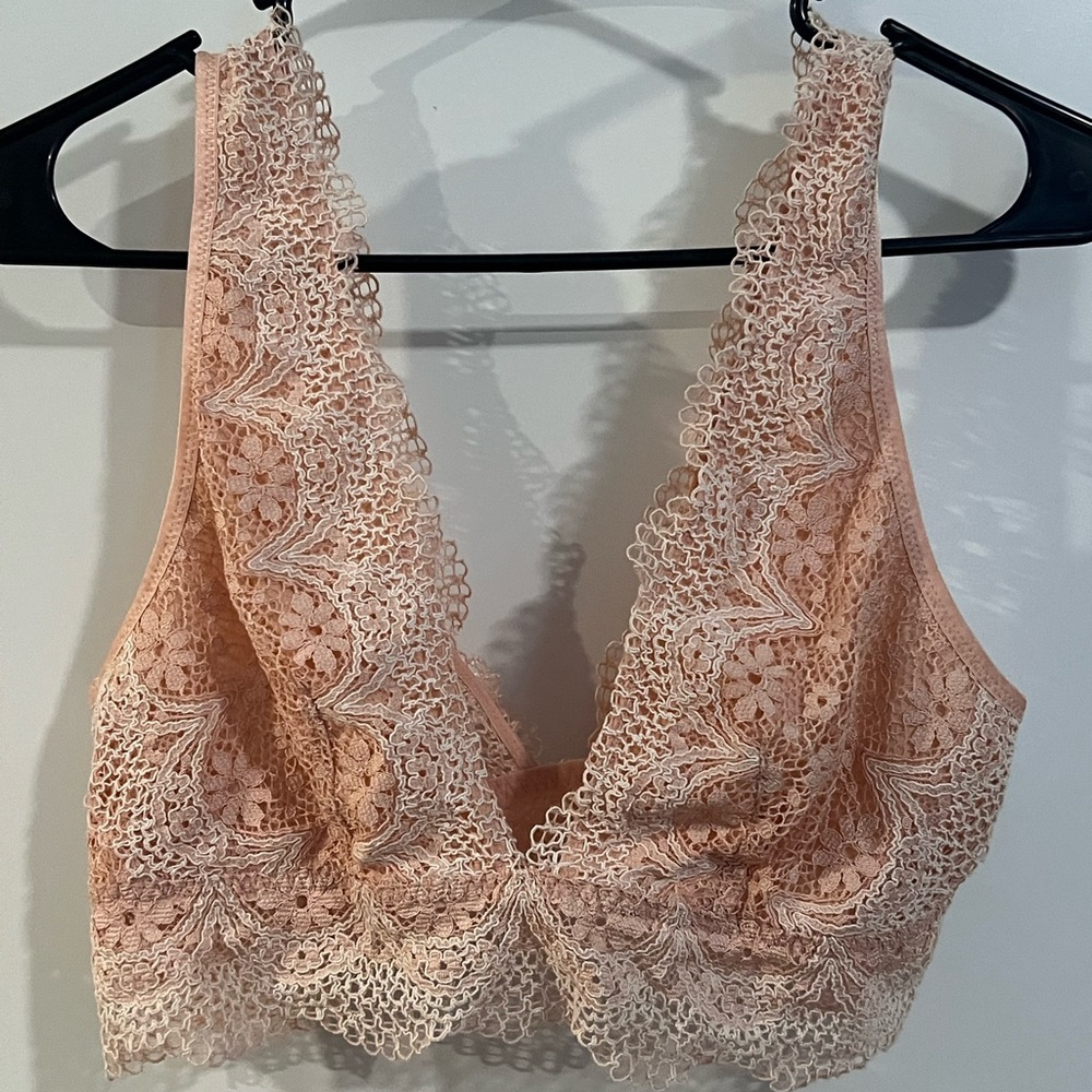 Victoria's Secret Soft Pink Lace Bralette